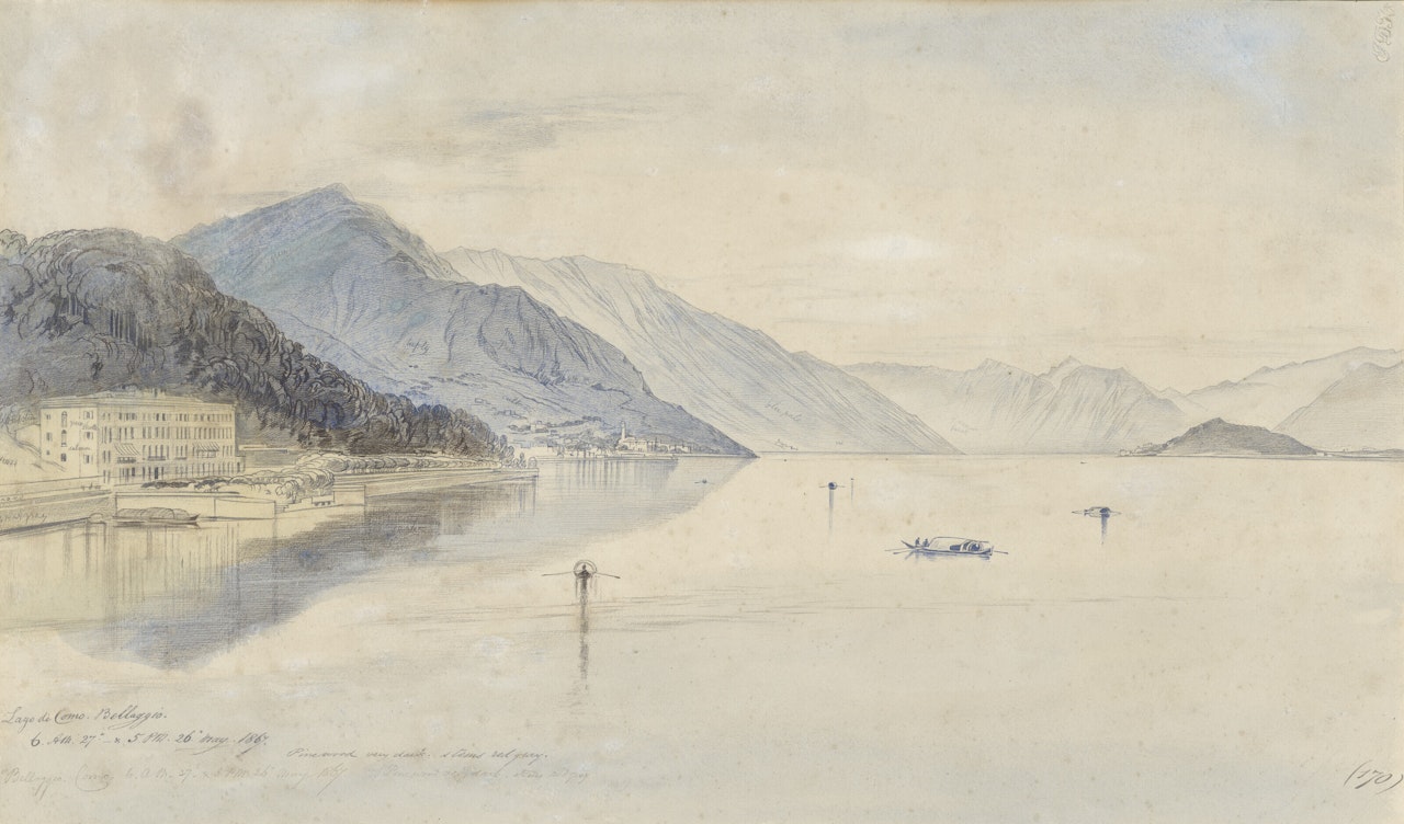Bellagio, Lago di Como by Edward Lear