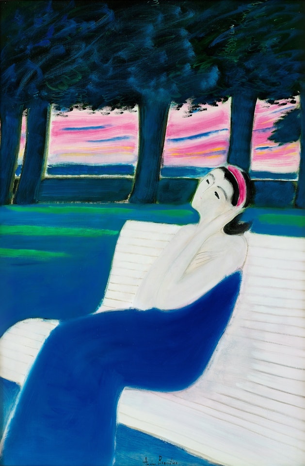 Le soir bleu 湛藍的夜晚 by André Brasilier