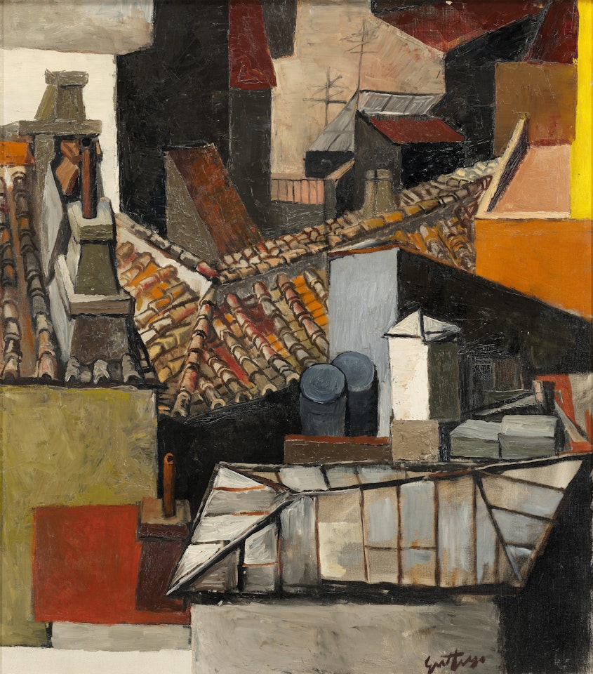 Tetti di Roma by Renato Guttuso