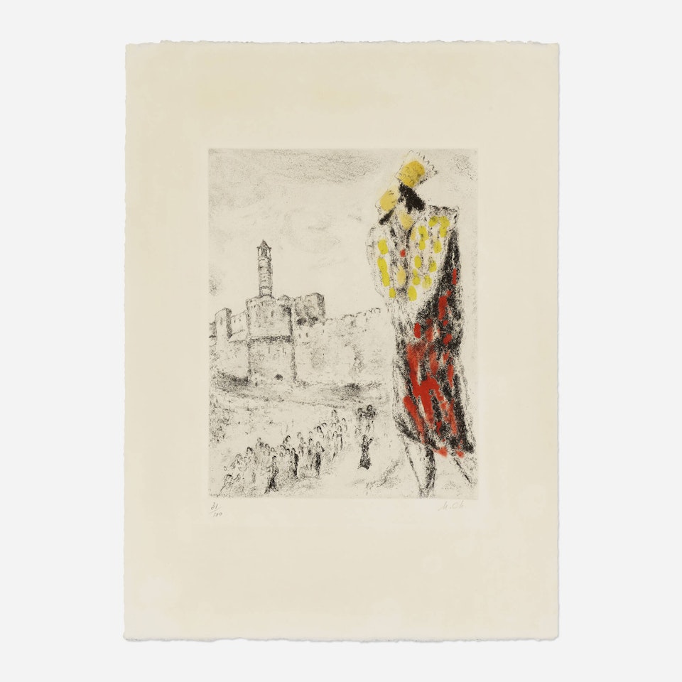 King David (from La Bible series) by Marc Chagall