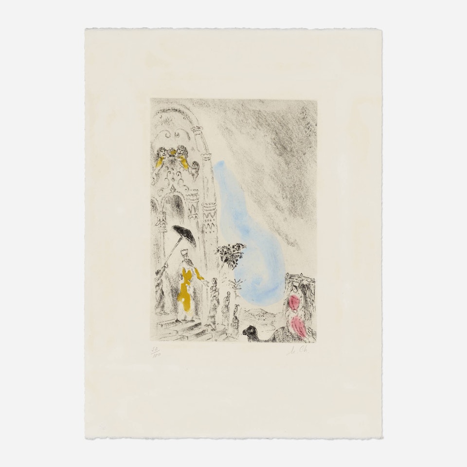 La reine de Séba (from La Bible series) by Marc Chagall