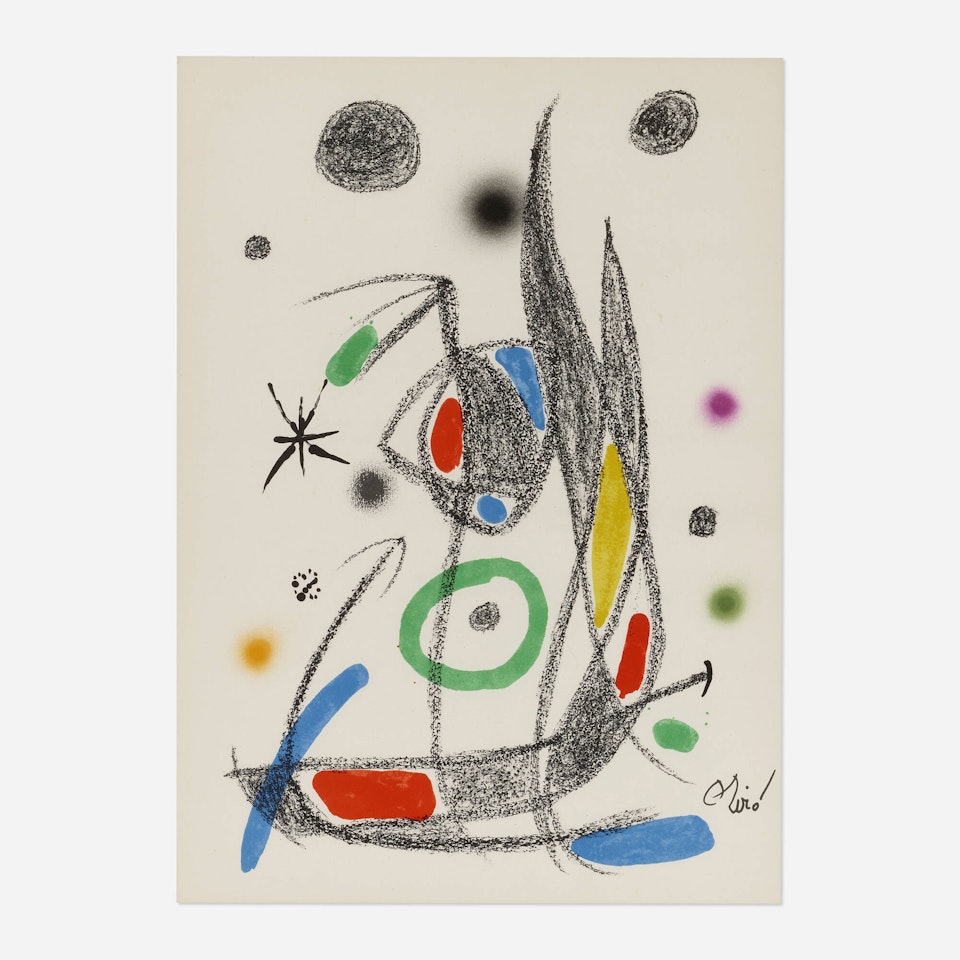 Maravillas con variaciones acrósticas en el jardín de Miró (plate 16) by Joan Miró