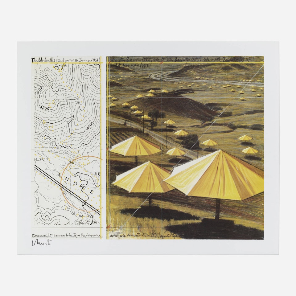 The Umbrellas, Joint Project for Japan and the U.S.A. by Christo