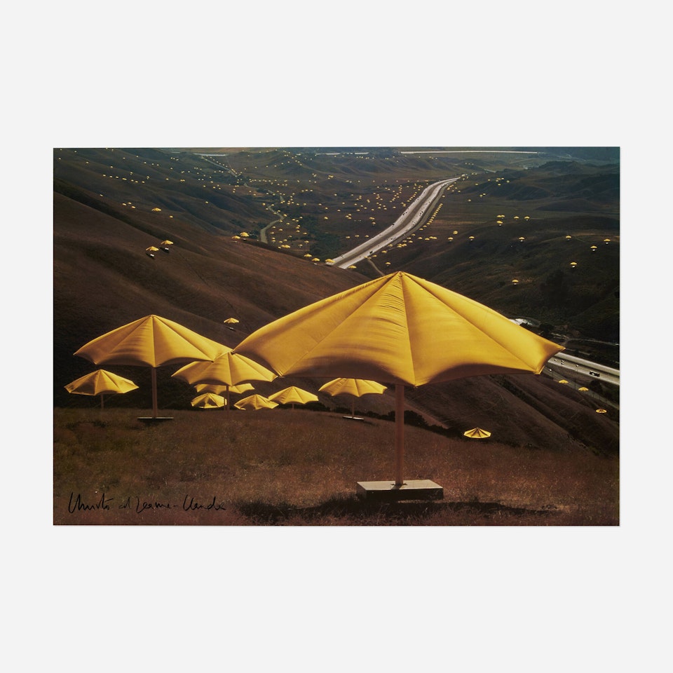 The Umbrellas, Japan - USA, 1984-1991 by Christo