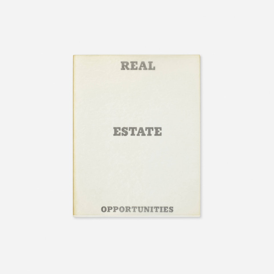 Real Estate Opportunities by Ed Ruscha
