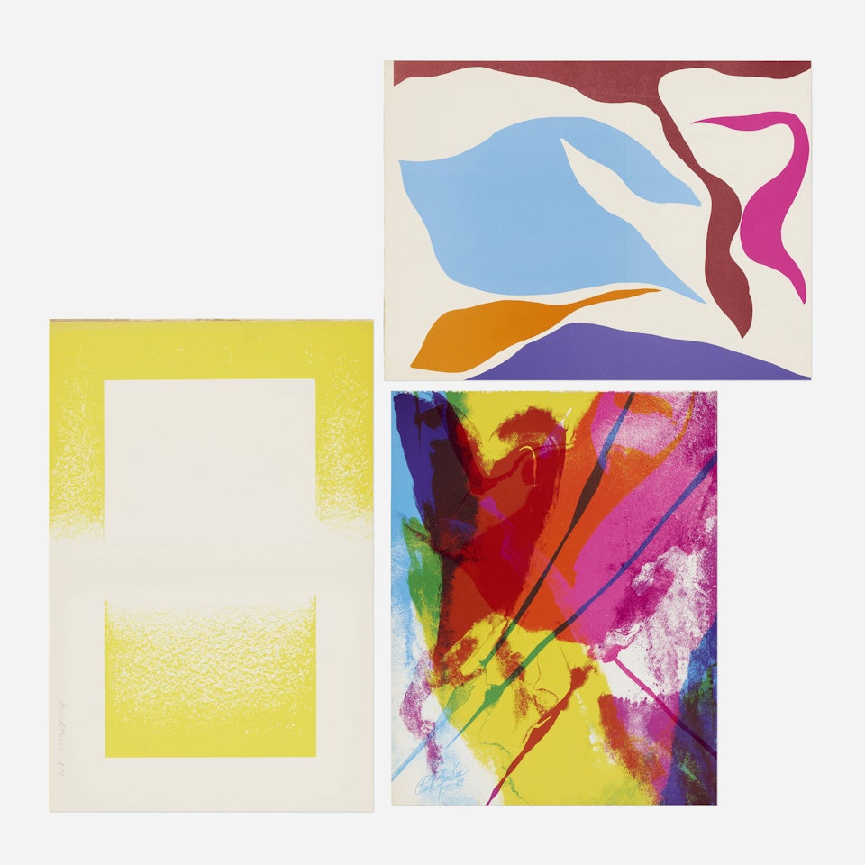 Three works from the Art in America: Graphics '70 portfolio by Various Artists