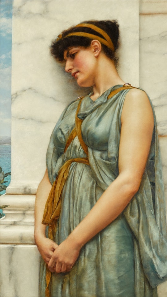 A Grecian Reverie by JOHN WILLIAM GODWARD, R.B.A.