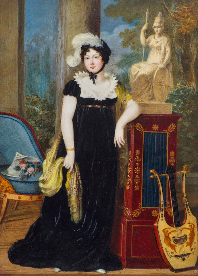 Portrait of a lady, traditionally identified as Princess Henriette of Nassau-Weiburg (1780–1857) by French School