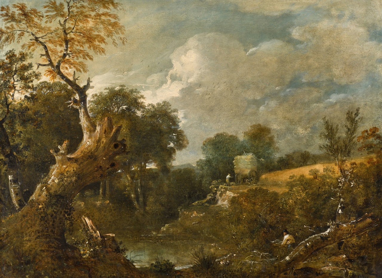 The Harvest Field by John Constable