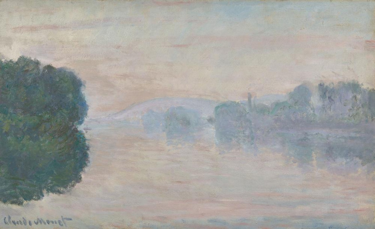 La Seine dans la brume by Claude Monet