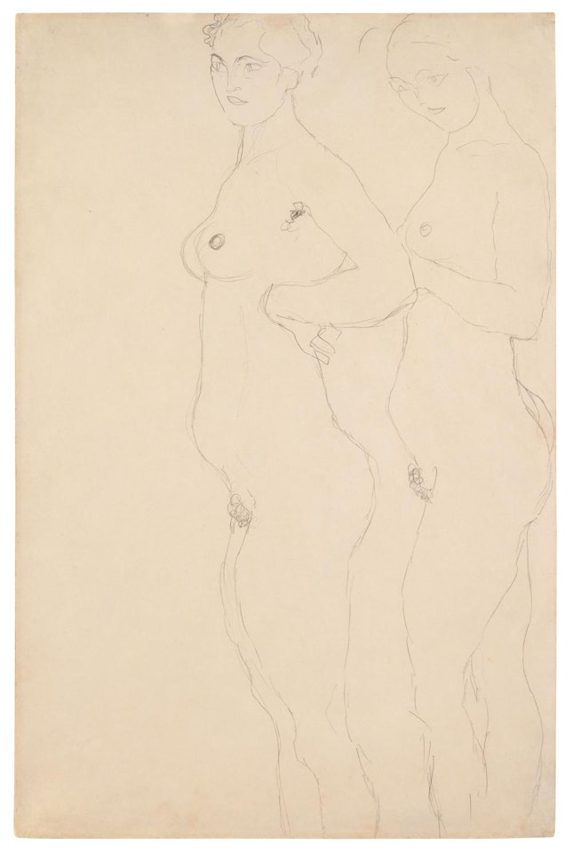 Les deux amies  by Gustav Klimt