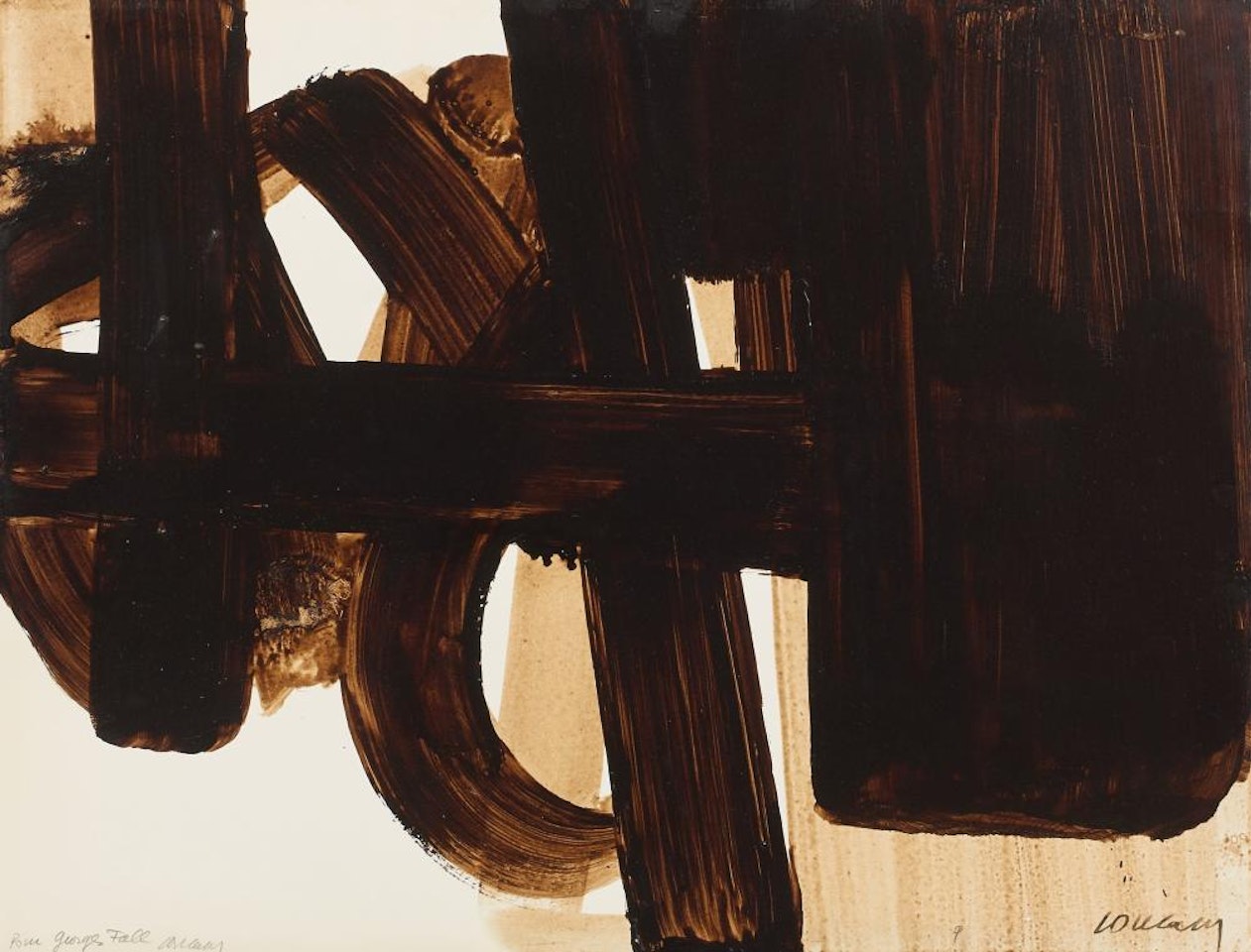 Sans titre by Pierre Soulages
