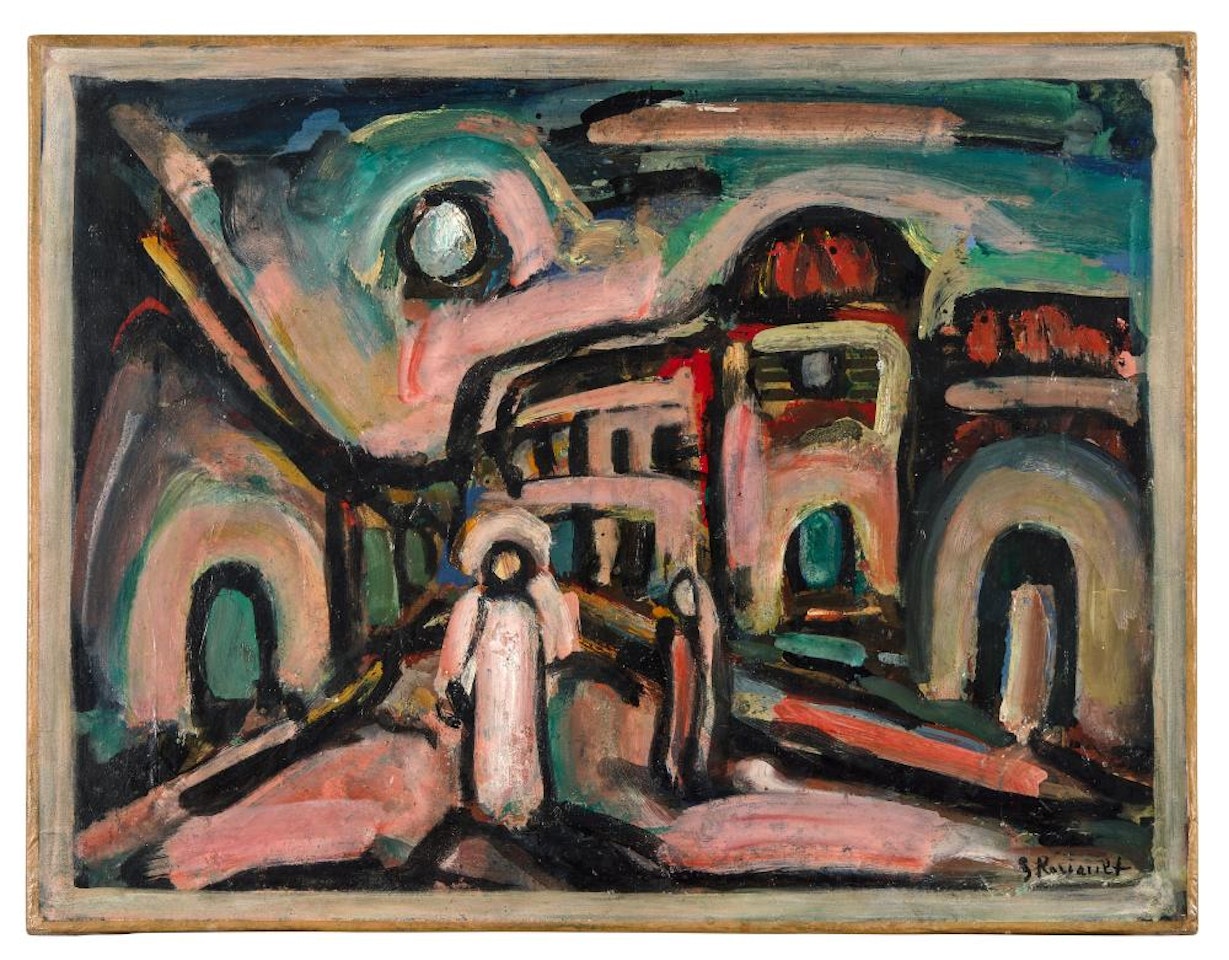 Rue des solitaires by Georges Rouault