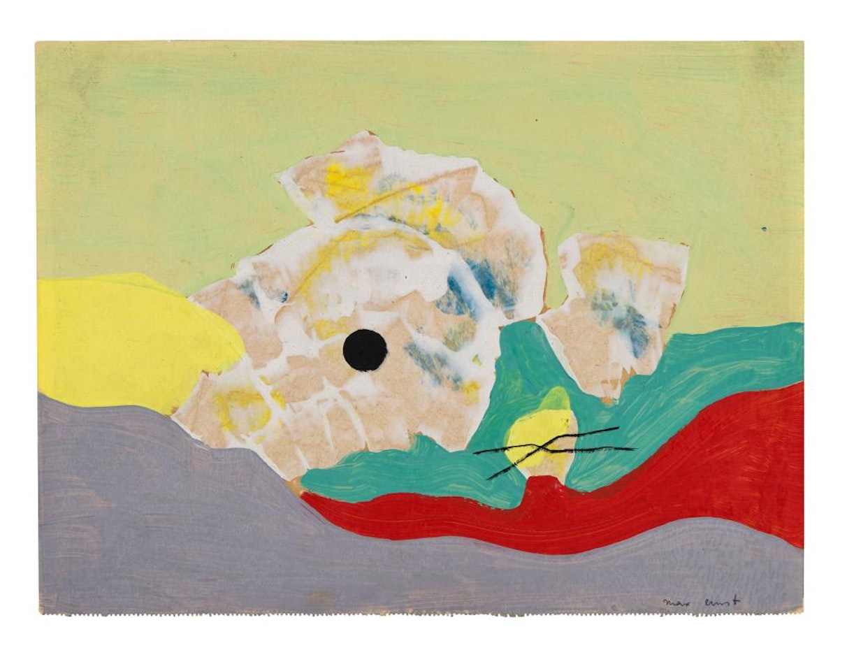 Fleurs, coquille - circa by Max Ernst