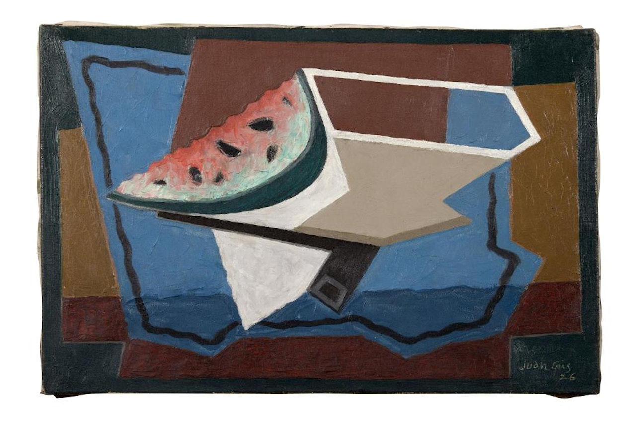 La tranche de pastèque by Juan Gris