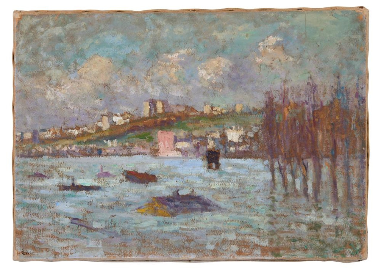 Les inondations by Maximilien Luce