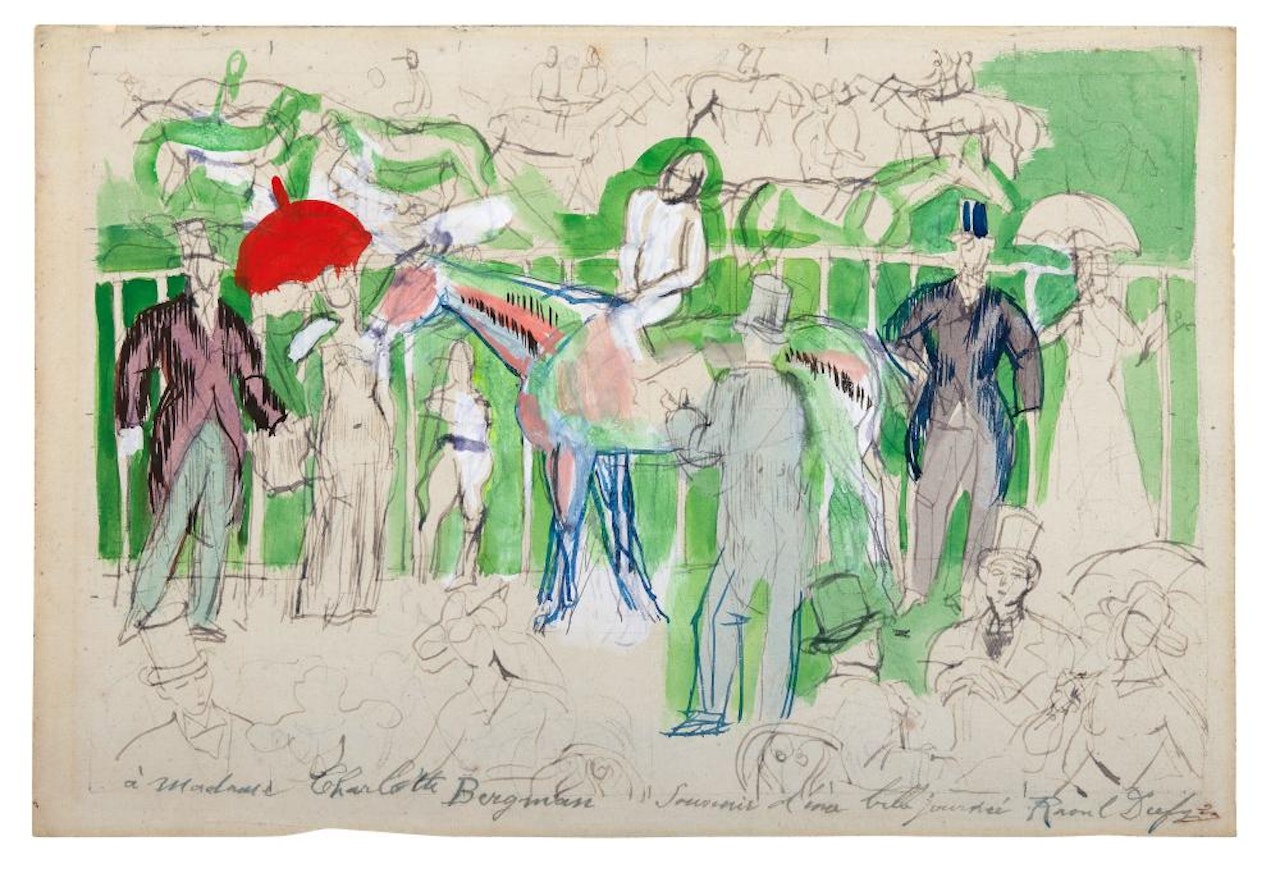 Petit paddock by Raoul Dufy