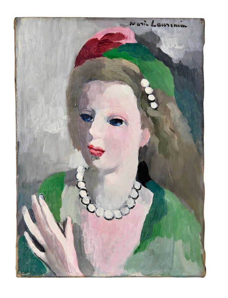 Femme au collier de perles by Marie Laurencin