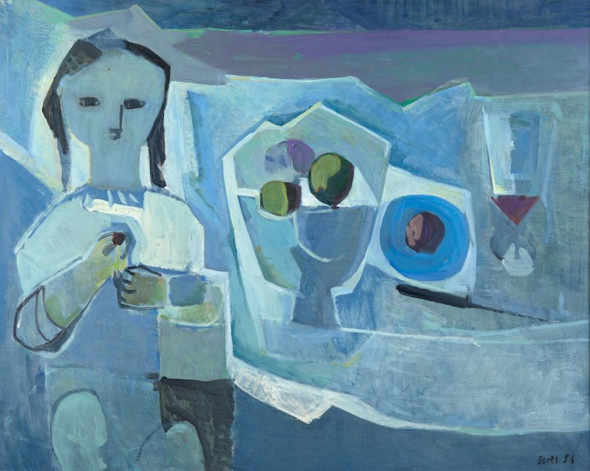 Fillette et nature morte by Francisco Bores