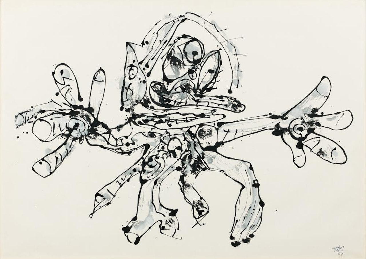 Crucifixión by Antonio Saura