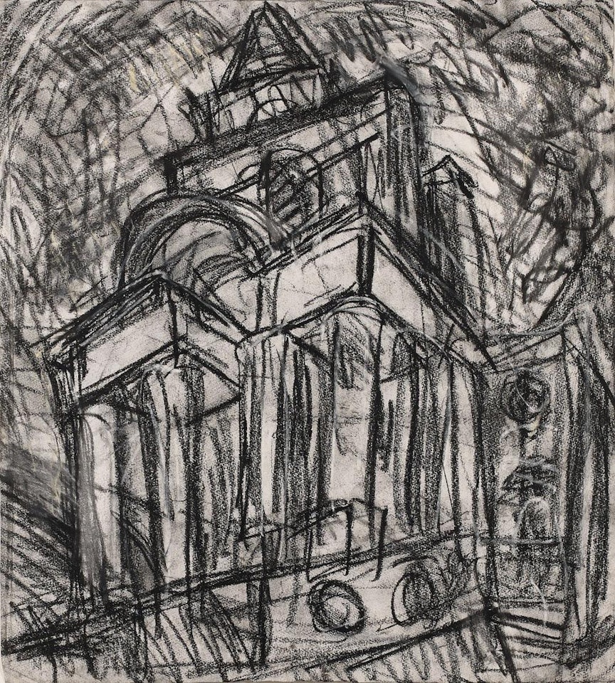 Église du Christ Spitafields by Leon Kossoff
