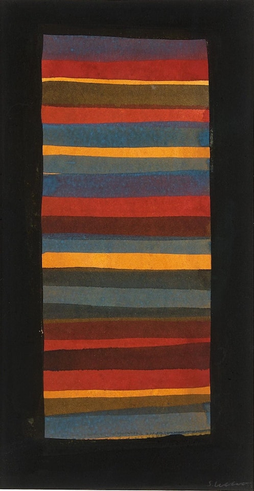 Horizontal Brushstrokes by Sol LeWitt