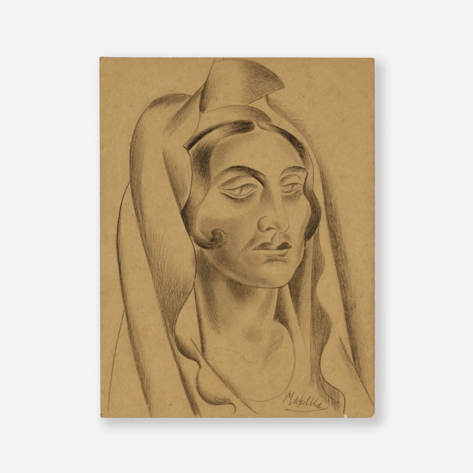 Portrait of a Woman by Jan Matulka