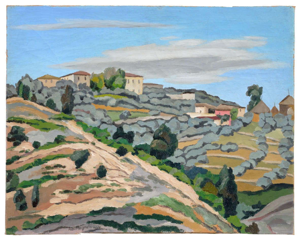Colline a Rosia N°2 by Alberto Magnelli