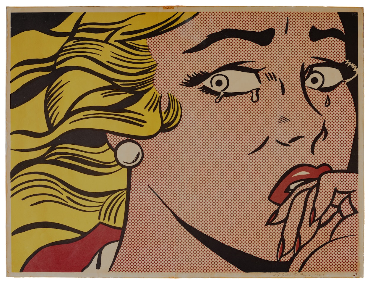 Crying Girl by Roy Lichtenstein