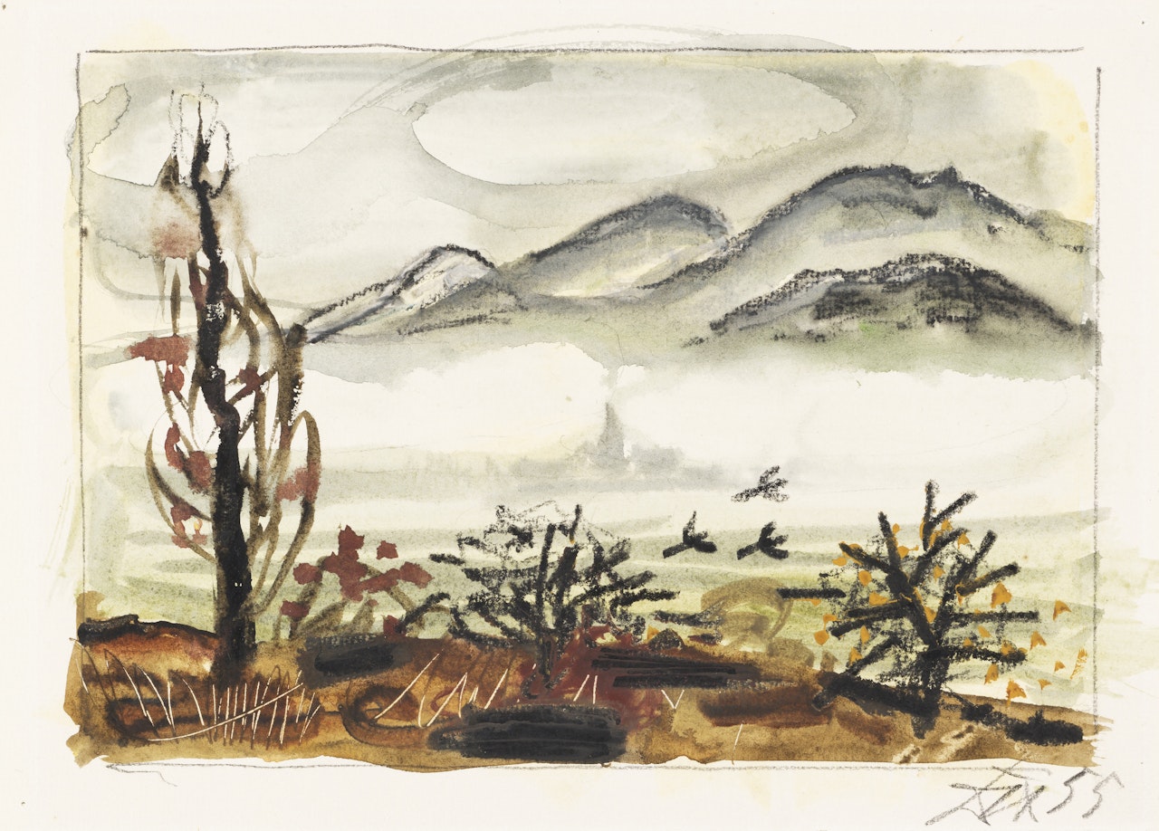 Bodensee - Herbstnebel by Otto Dix