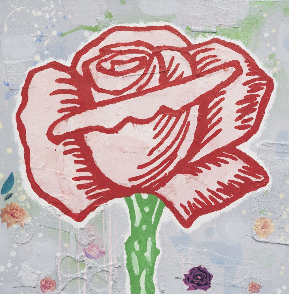 Study After Enemies of the Rose #4 by Donald Baechler