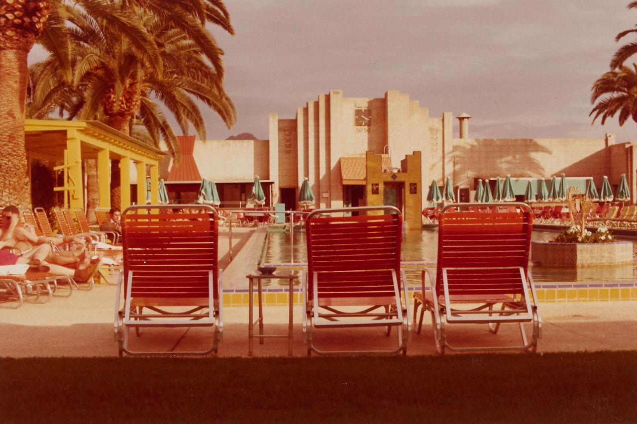 Untitled (Poolside) by David Hockney