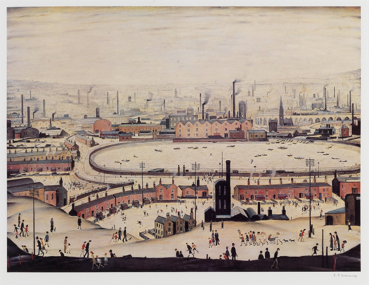 The Pond by Laurence Stephen Lowry