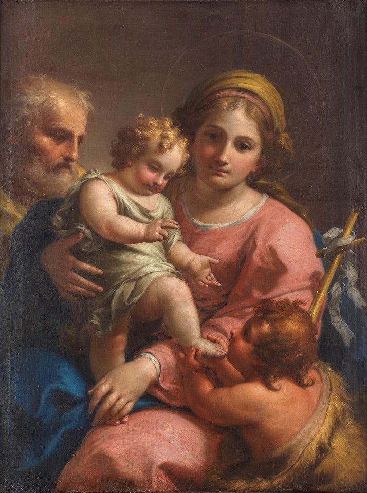 The Holy Family with the Infant Saint John the Baptist by BOLOGNESE SCHOOL