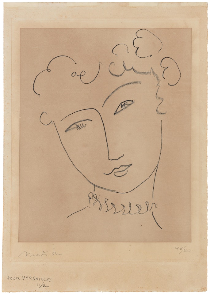 La Pompadour (Plate 362) by Henri Matisse