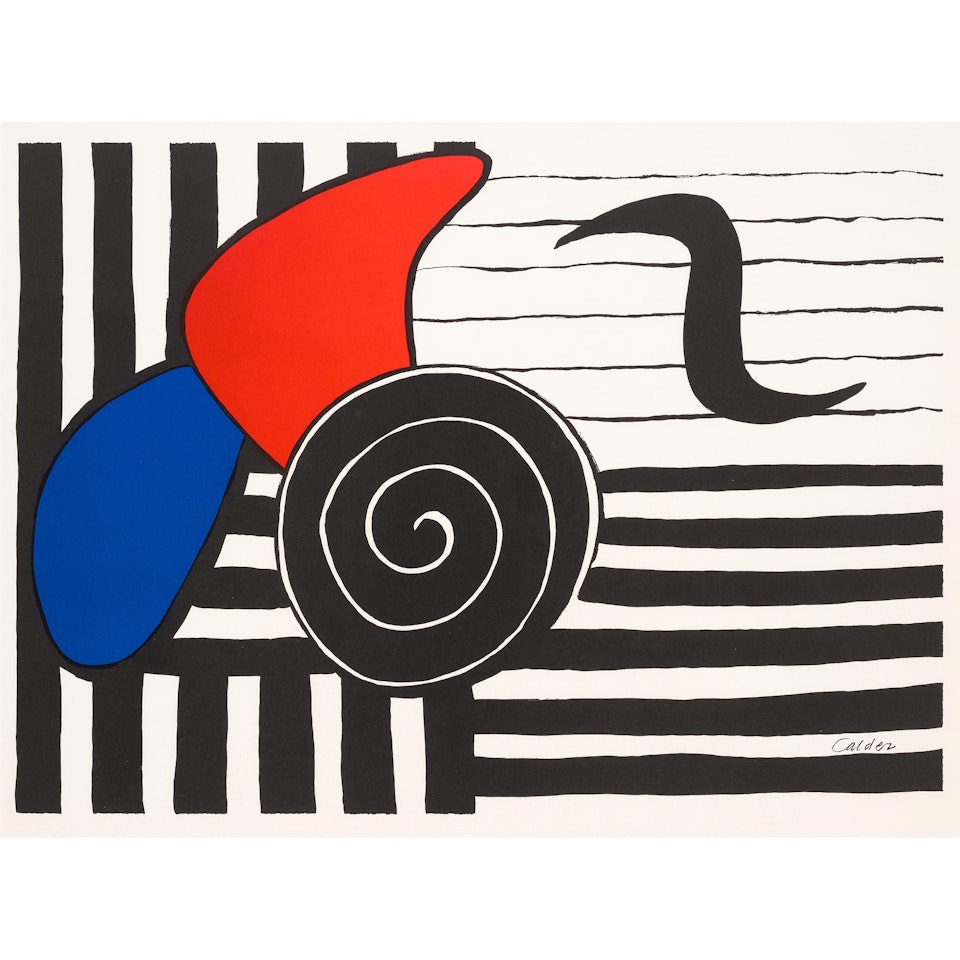 Helisse Exhibition Poster by Alexander Calder