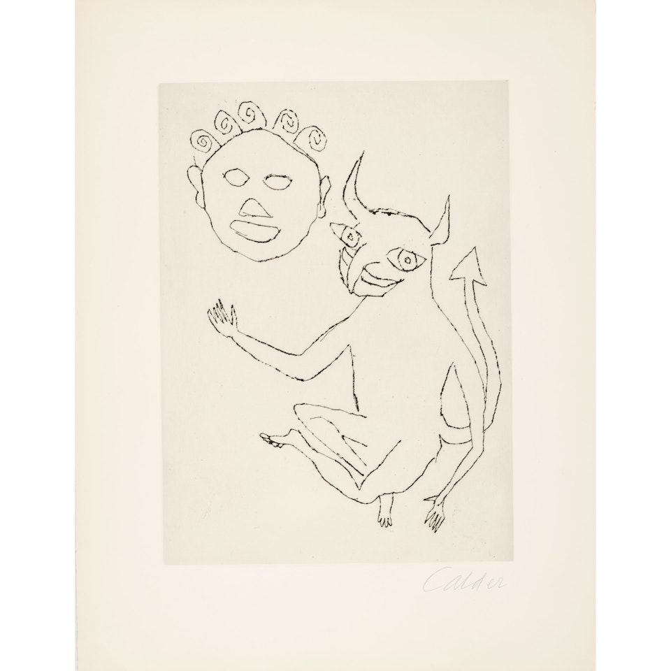 Untitled (Santa Claus VIII) by Alexander Calder