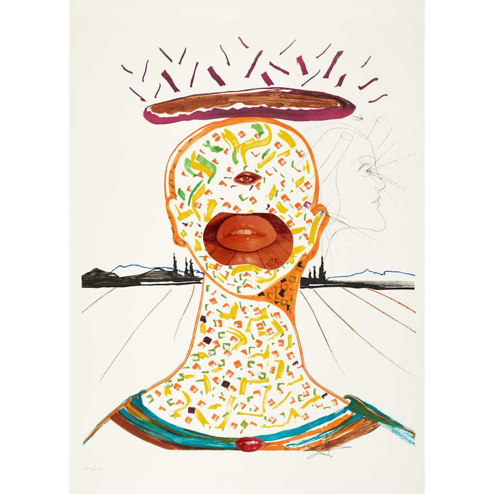 Cyclopeian Makeup, from Imaginations and Objects of the Future by Salvador Dali