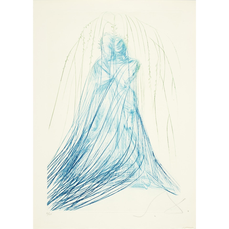 Iseult and Branguine, from Tristan and Isolde by Salvador Dali