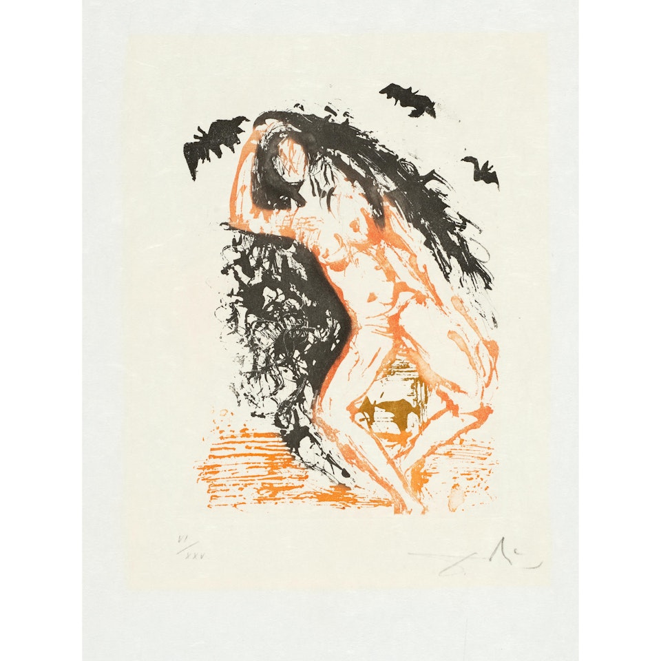 Sloth, from Eight Mortal Sins by Salvador Dali