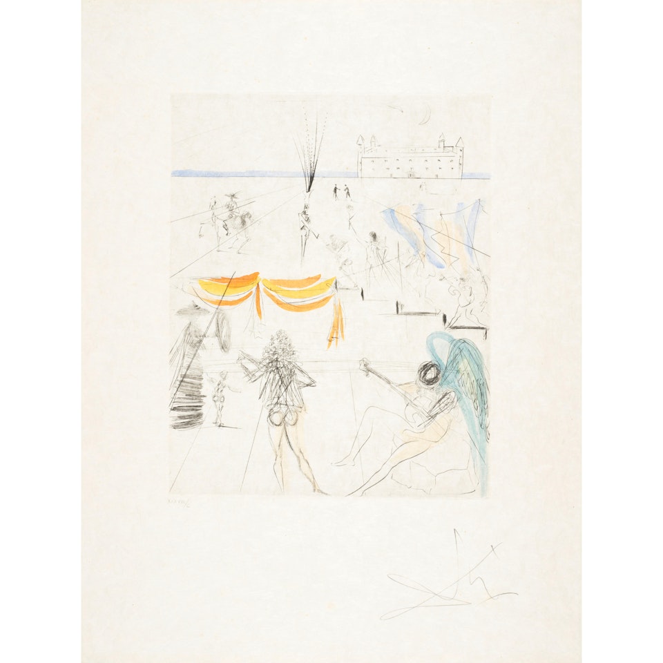 Santiago de Compostela, from The Hippies by Salvador Dali