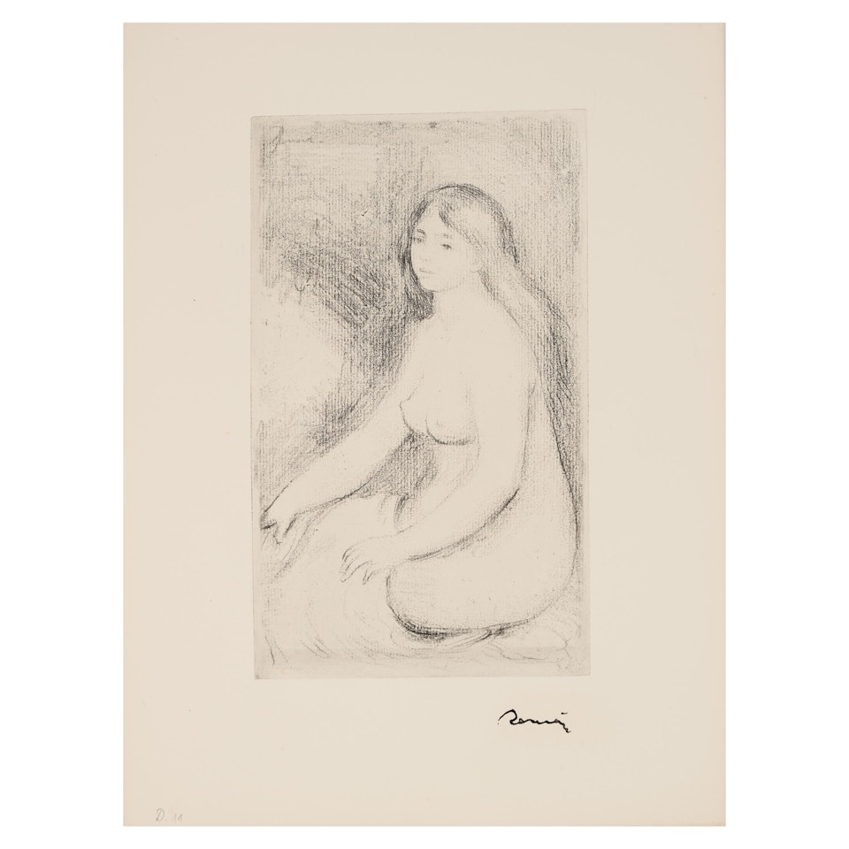 Baigneuse assise by Pierre-Auguste Renoir