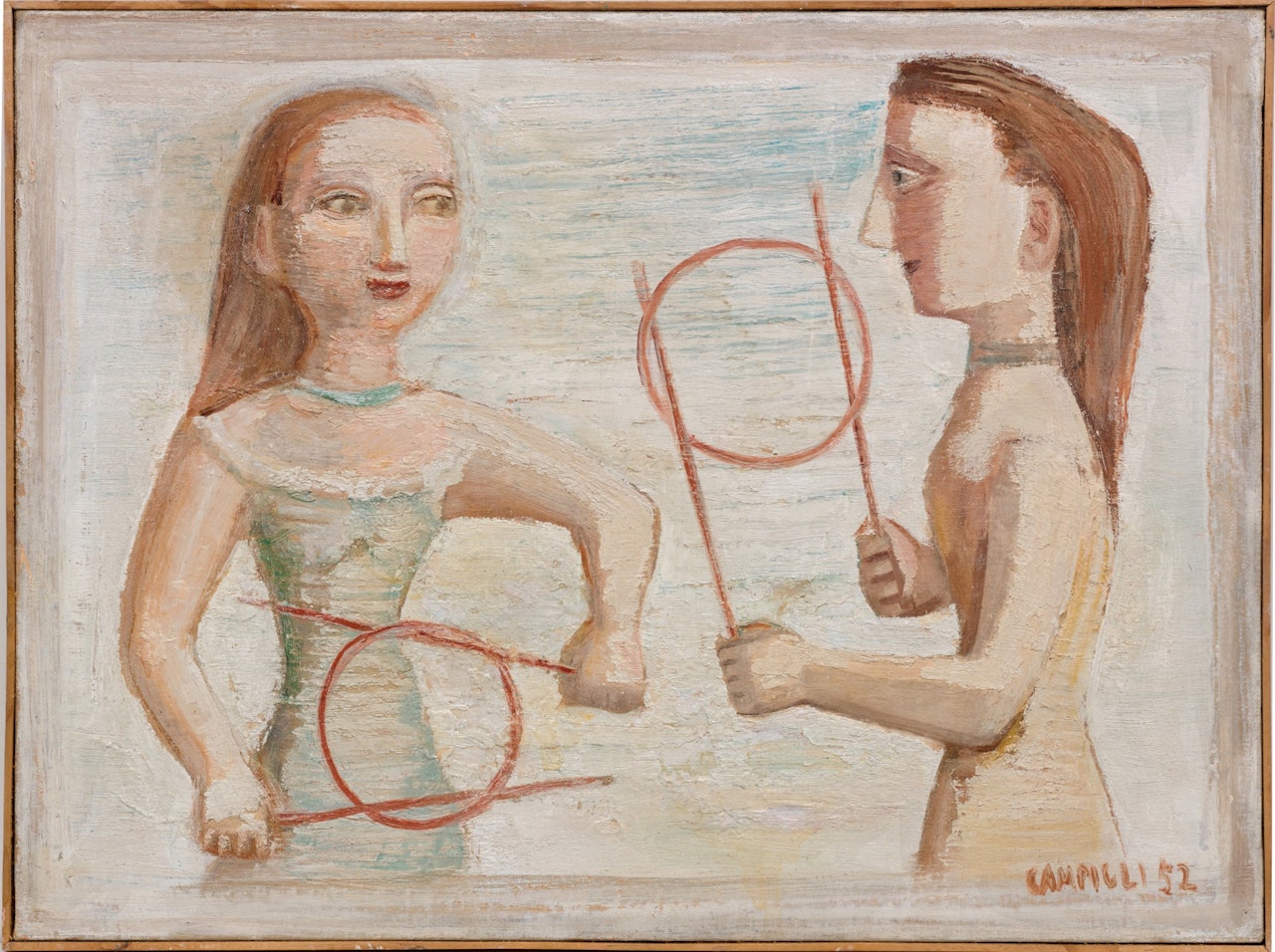 Ragazze con cerchietti by Massimo Campigli