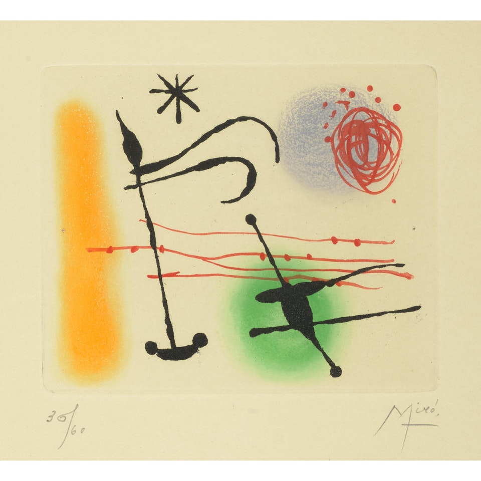 One Plate, from La bague D'aurore by Joan Miró
