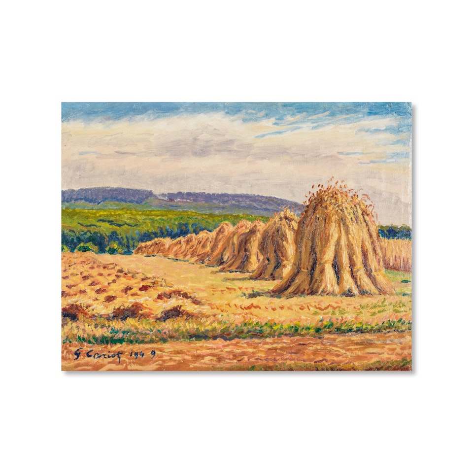 Les meules by Gustave Cariot