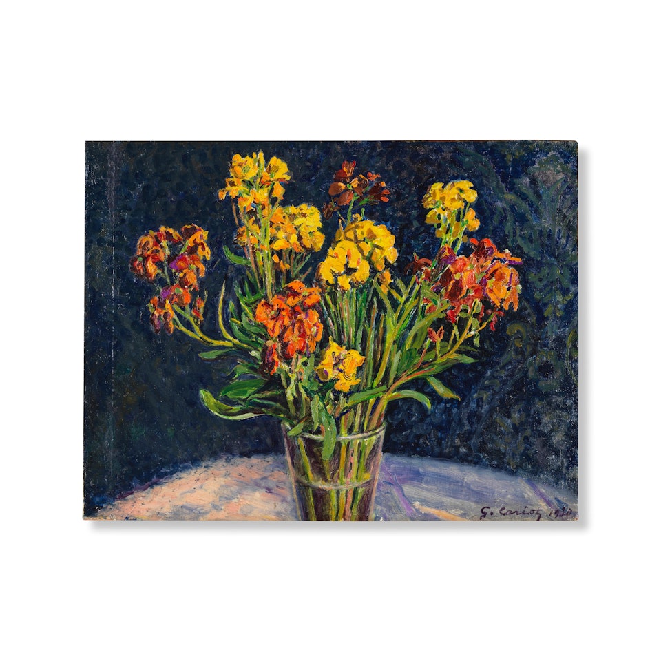 Bouquet de Giroflets by Gustave Cariot