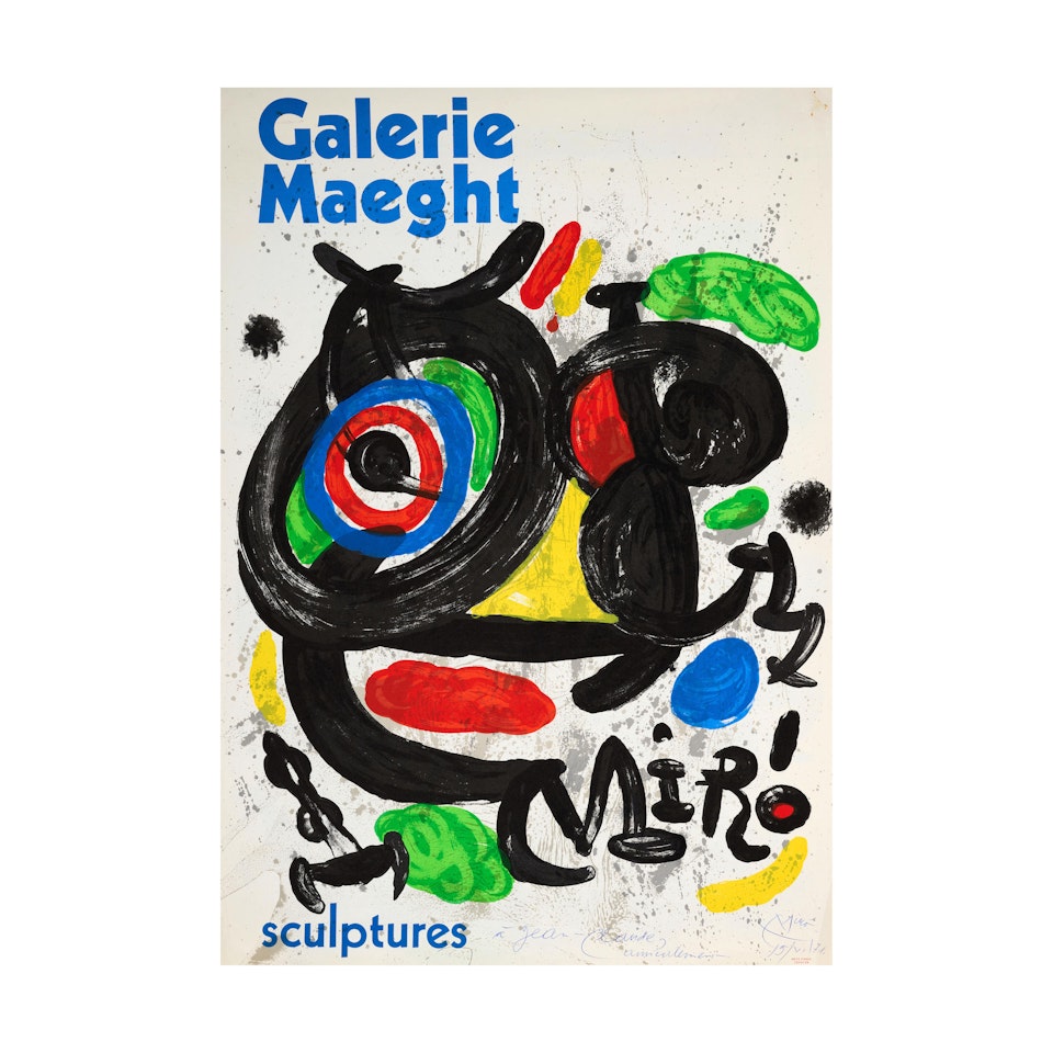 Affiches pour l'exposition "sculptures" by Joan Miró