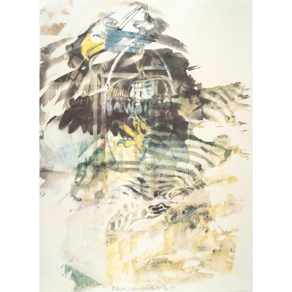 Caucus, from the Leo Castelli 90th Birthday Portfolio by Robert Rauschenberg
