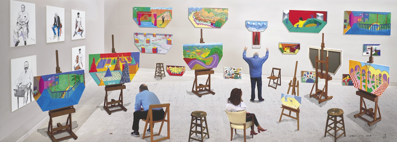 Inside it Opens Up As Well by David Hockney