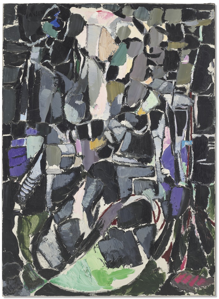 À la lisière du jardin noir by André Lanskoy